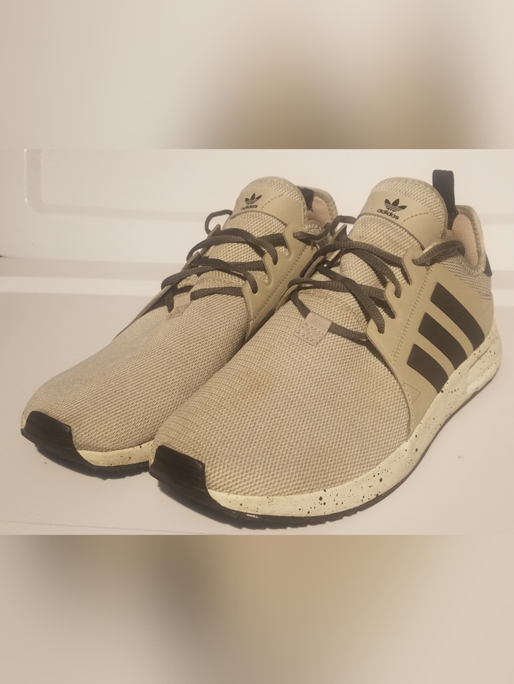 Adidas X PLR BY 9255 Athletic Sneakers Mesh Running Shoes Gray Black Size 12